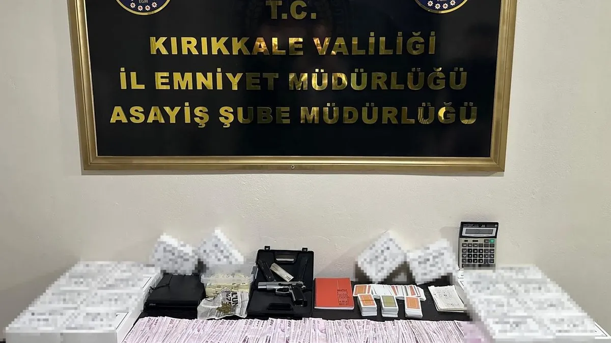 Kırıkkale’de kumar operasyonu: 12 kişiye 77 bin TL ceza