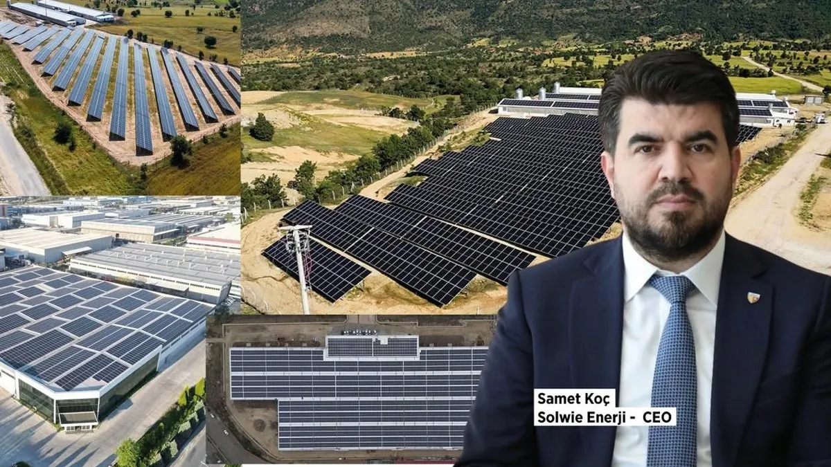 Solwie Energy CEO’su Samet Koç: Enerji Dönüşümünün Parçası Olmak İçin Somut Adımlar Atıyoruz