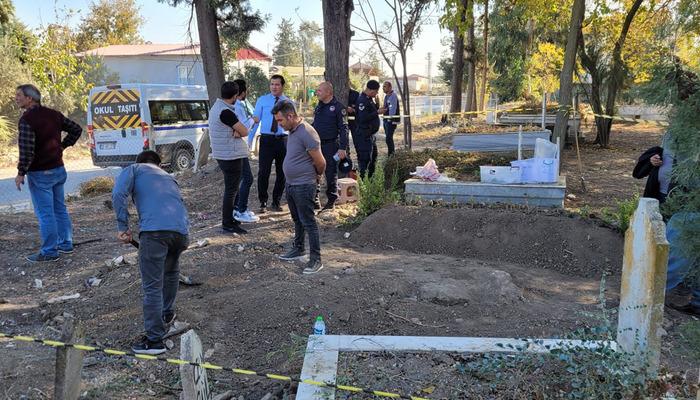 Mersin’de cenaze defini sırasında bulundu! Bölgeye güvenlik şeridi çekildi