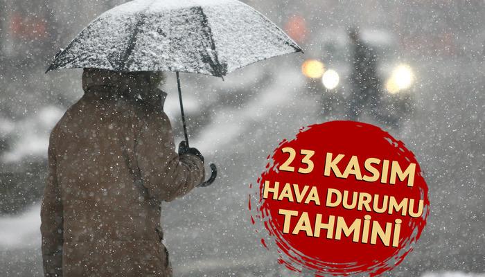 23 Kasım hava durumu! Kimi sarı, kimi turuncu… Meteoroloji’den kar yağışı uyarısı! Haritaya yansıdı: ‘Kutuplardan özel koridor açılmış gibi’ (5 günlük tahmin)