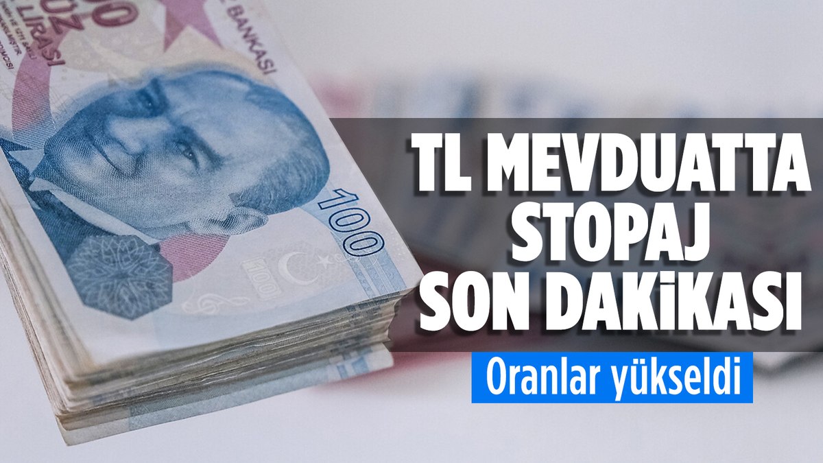 Türk Lirası mevduata uygulanan stopaj oranları değişti