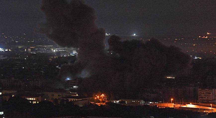 İsrail Beyrut'u vurdu! Bölgeden dumanlar yükseldi