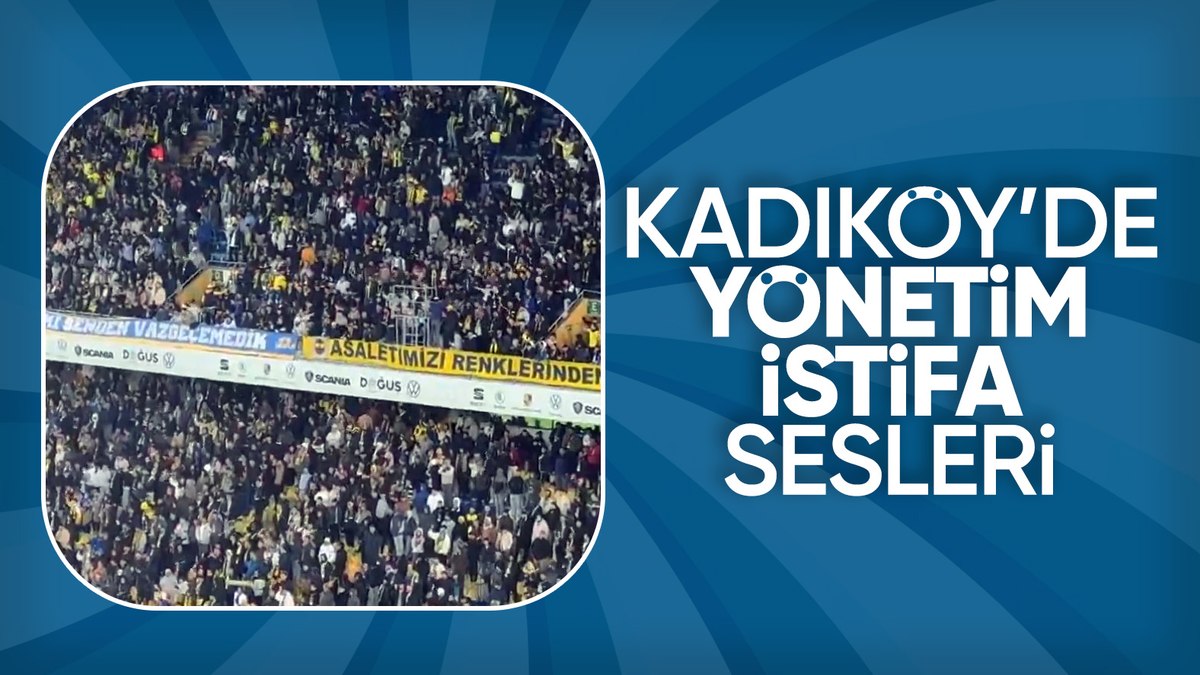 Fenerbahçe-Zenit maçında ‘yönetim istifa’ sloganları