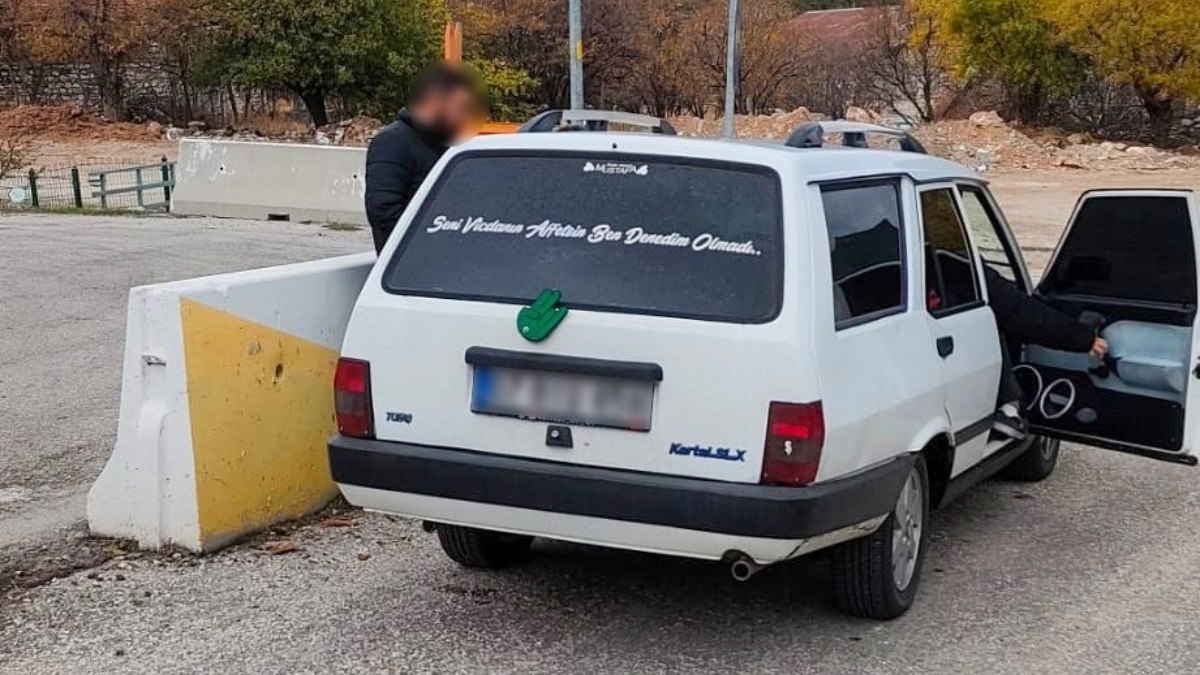 Isparta’da trafiği tehlikeye atan sürücü yakalandı