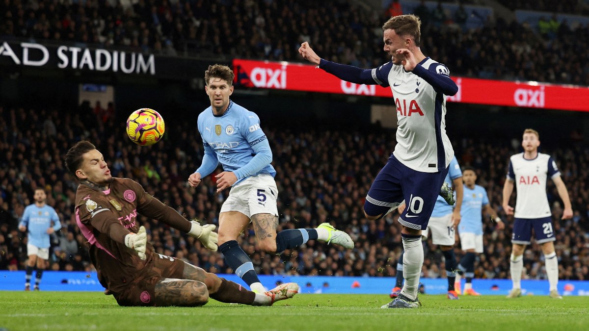 Tottenham, Manchester City’e gol oldu yağdı