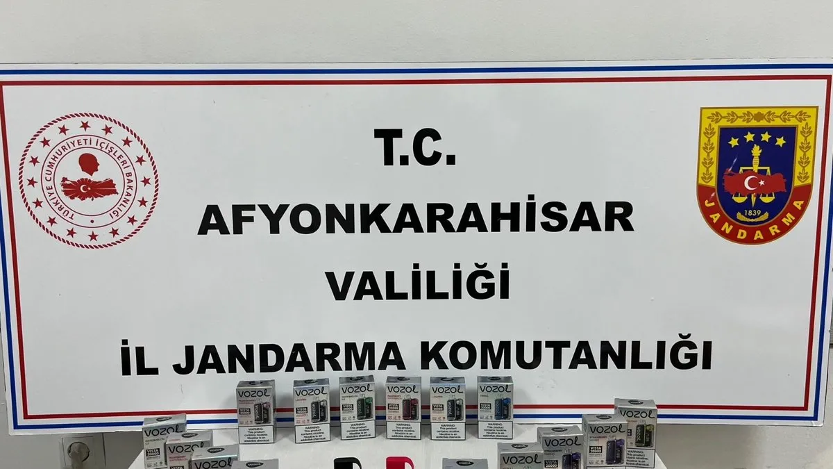 Afyonkarahisar’da elektronik sigara operasyonu – Afyonkarahisar Haberleri