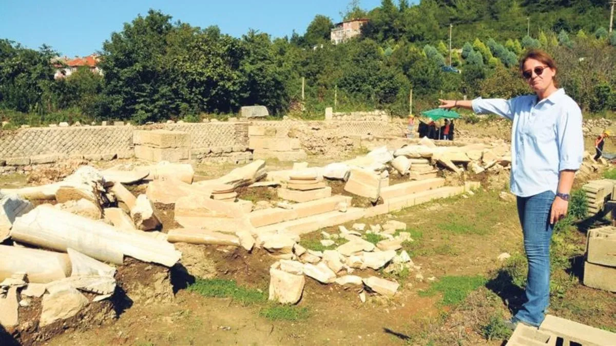 Amastris Antik Kenti Karadeniz’ın Efes’i olma yolunda