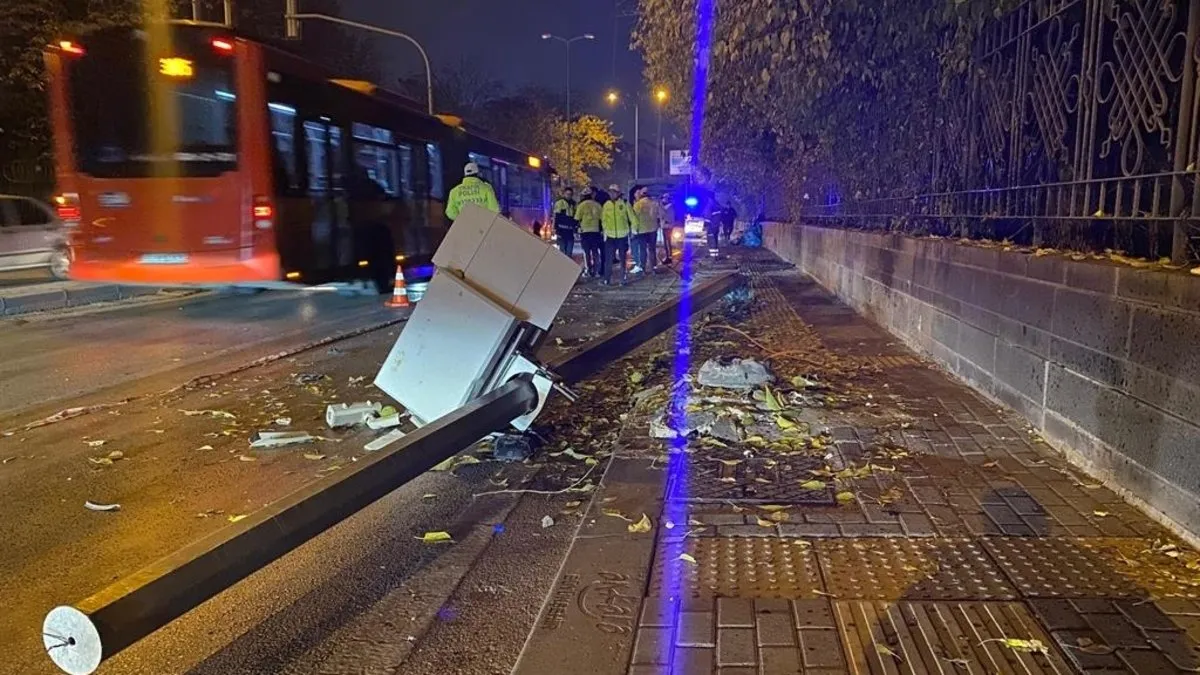 Ankara'da kaza: 1 ölü, 1 yaralı #ankara