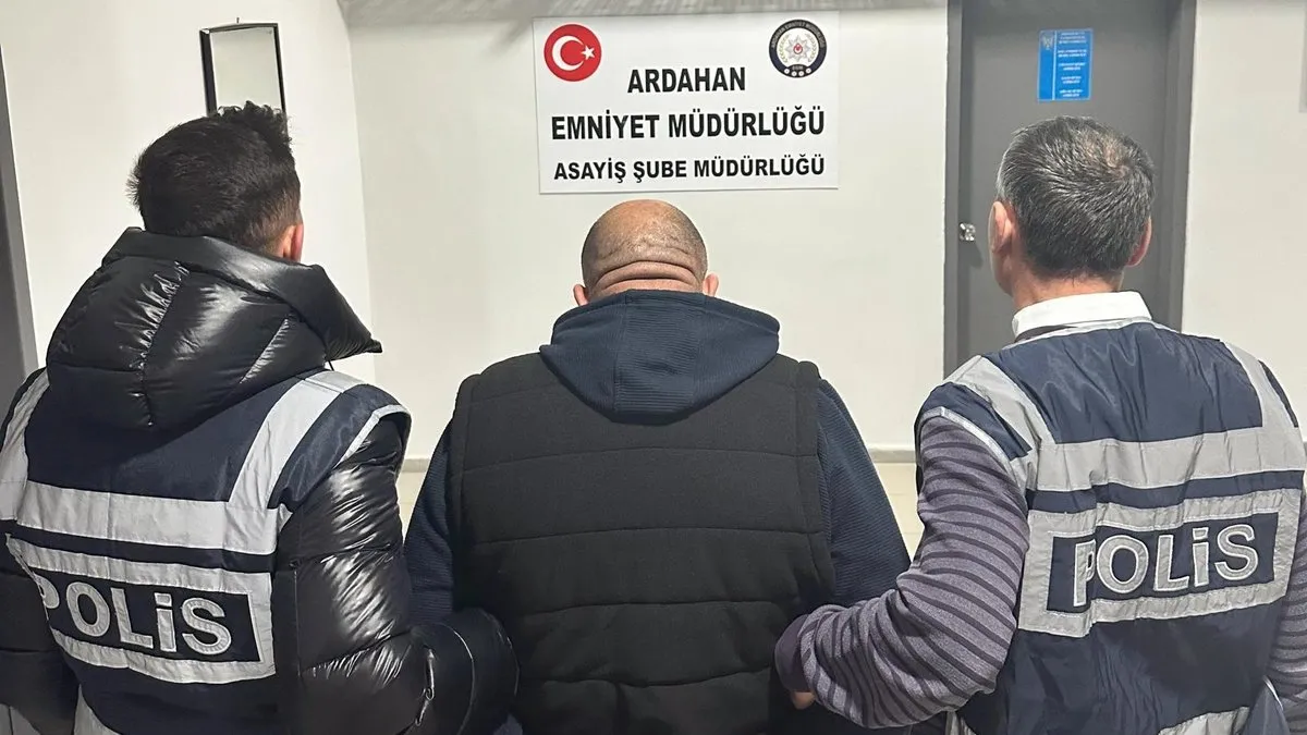 Ardahan'da firari hükümlü bir kişi yakalandı #ardahan