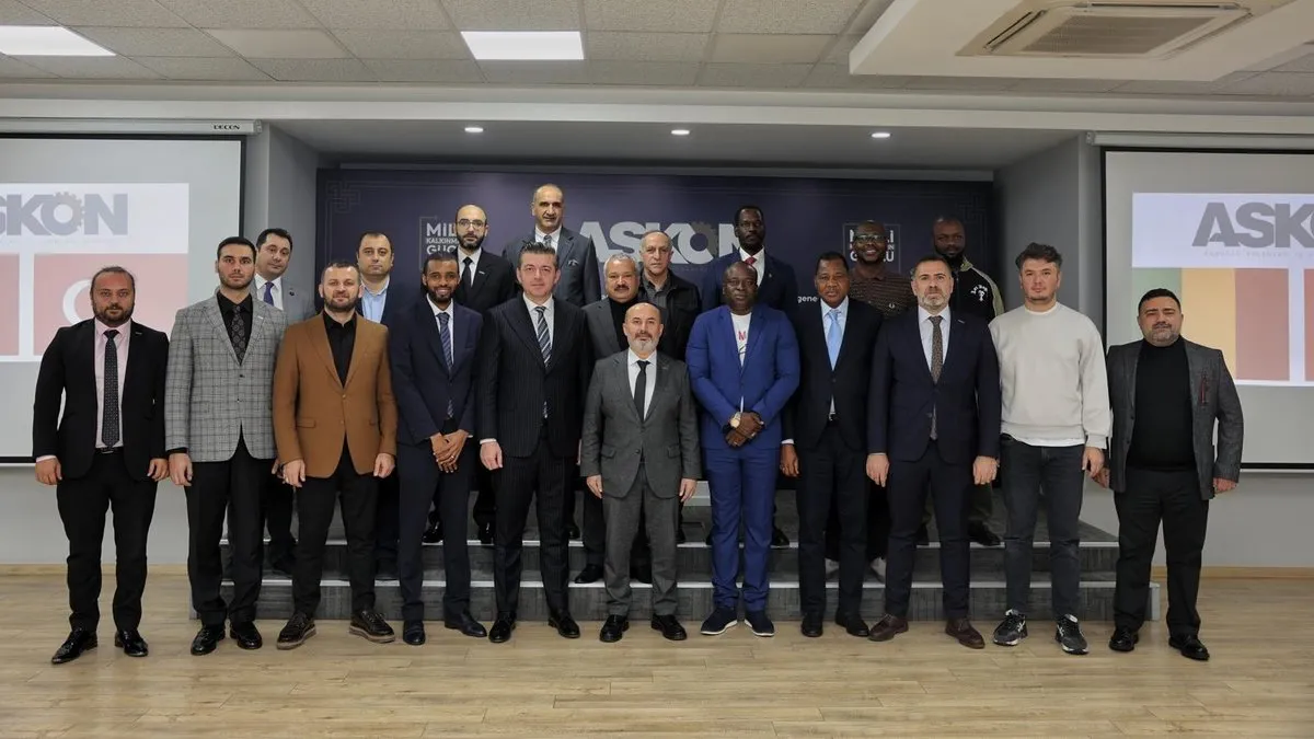 ASKON Kırıkkale’den Afrika açılımı: Gabon ve Mali’den gelen işadamlarıyla buluştular