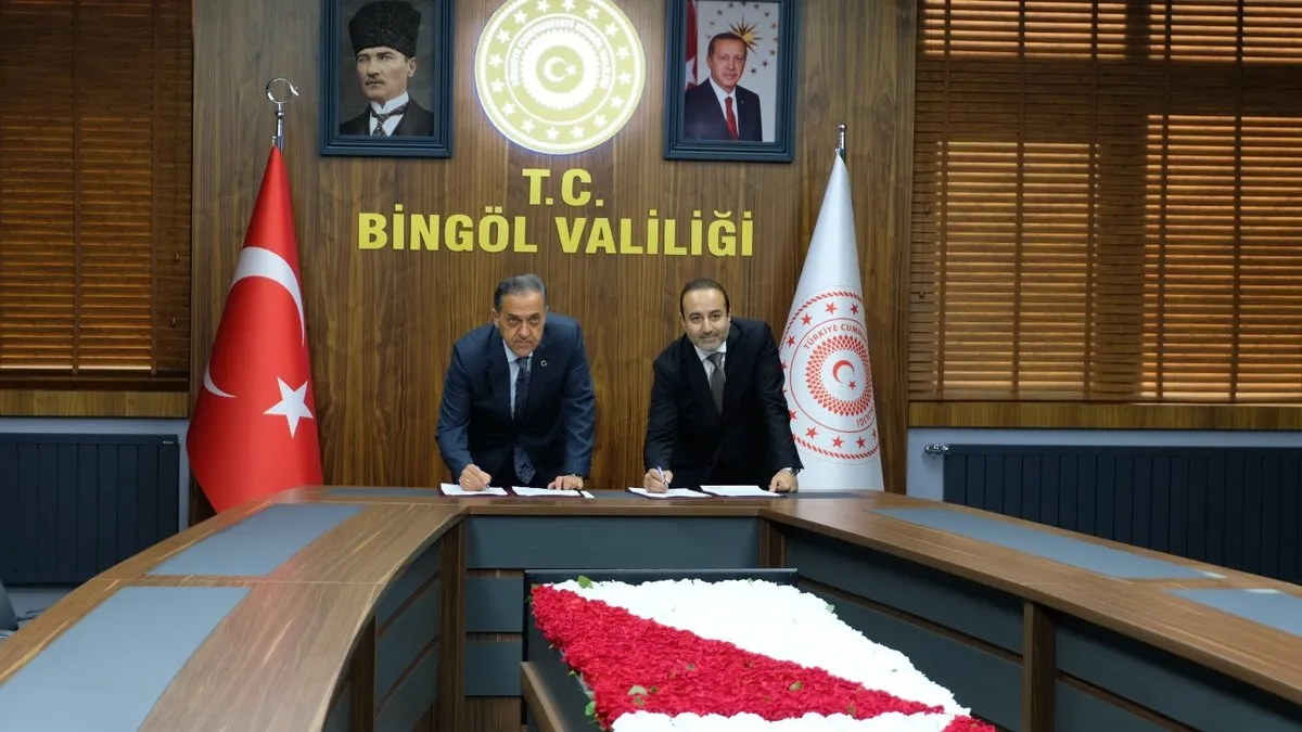 Bingöl’de KentPark Projesi için imzalar atıldı