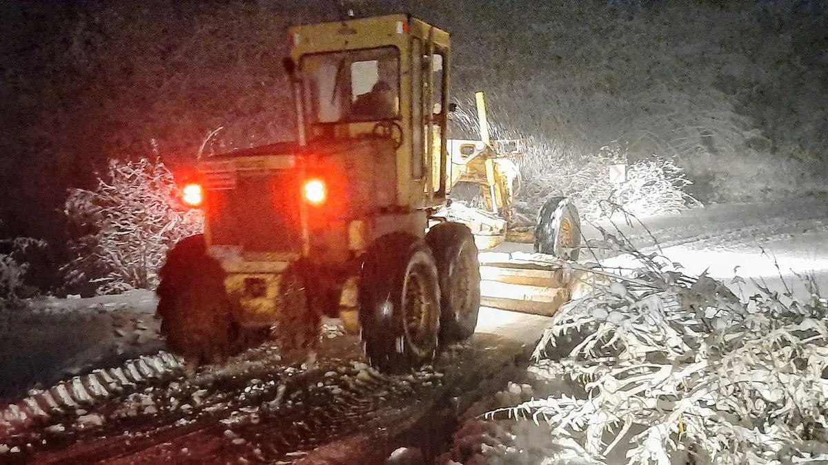 Bolu’da 134 köy yolu ulaşıma kapalı