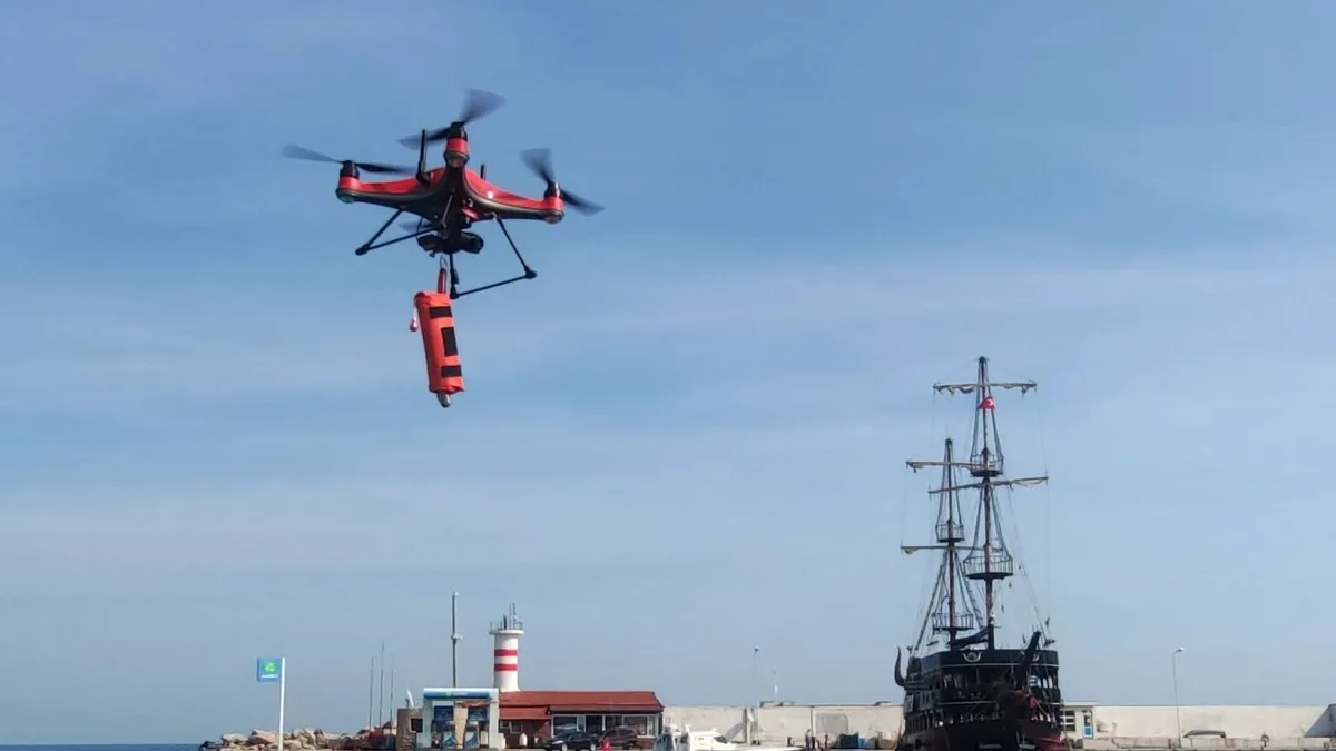 Cankuş cankurtaran dronlar hızır gibi yetişiyor: Mısır turizminde hizmet verecek