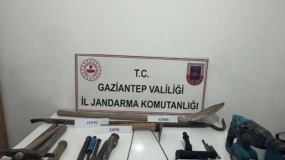 Defineciler suçüstü yakalandı – Gaziantep Haberleri