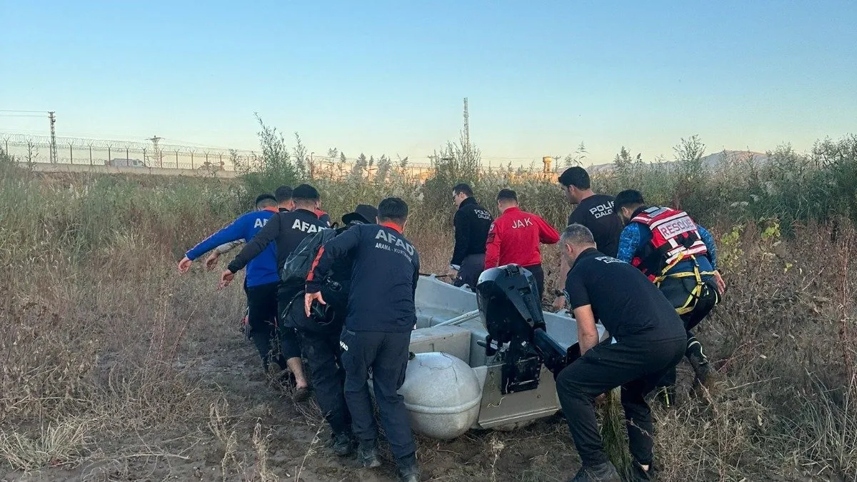 Dicle Nehrinde kaybolan genç için devlet tüm imkanları ile seferber oldu