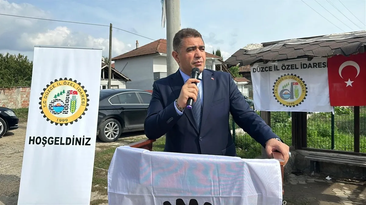 Düzce’nin Çilimli ilçesine yeni isale hattı