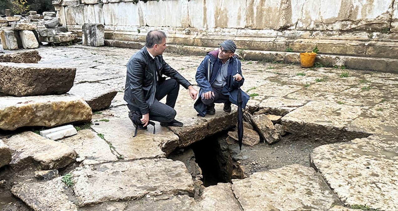 Stratonikeia Antik Kenti’nde 2 bin 250 yıllık kanalizasyon sistemi bulundu