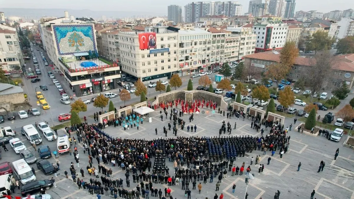 Gazi Mustafa Kemal Atatürk vefatının 86’ncı yılında Kayseri’de anıldı