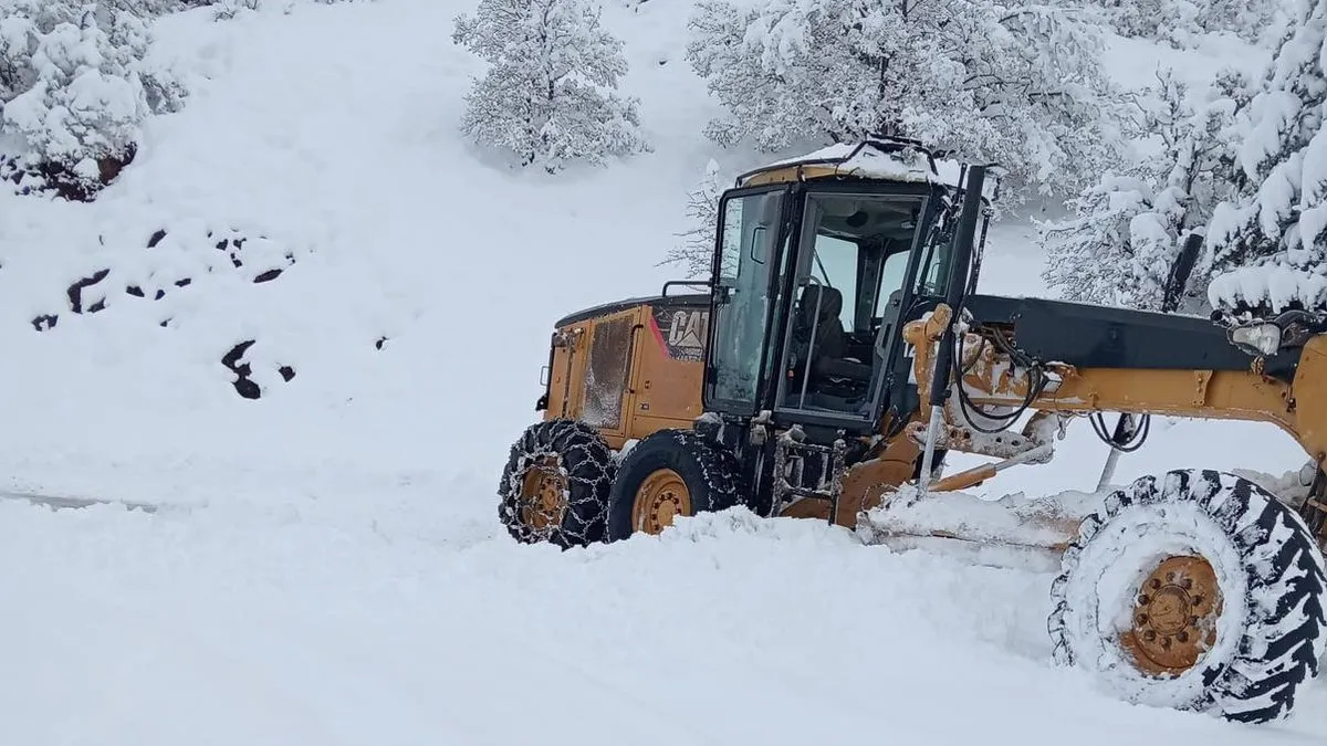 Gümüşhane il genelinde 86 köy yolu ulaşıma kapandı