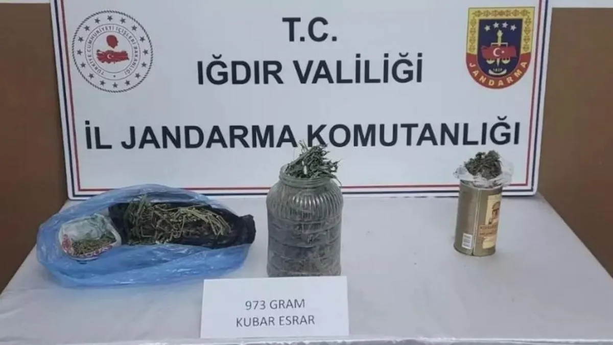 Iğdır’da uyuşturucu ticareti yapan iki şüpheli gözaltına alındı