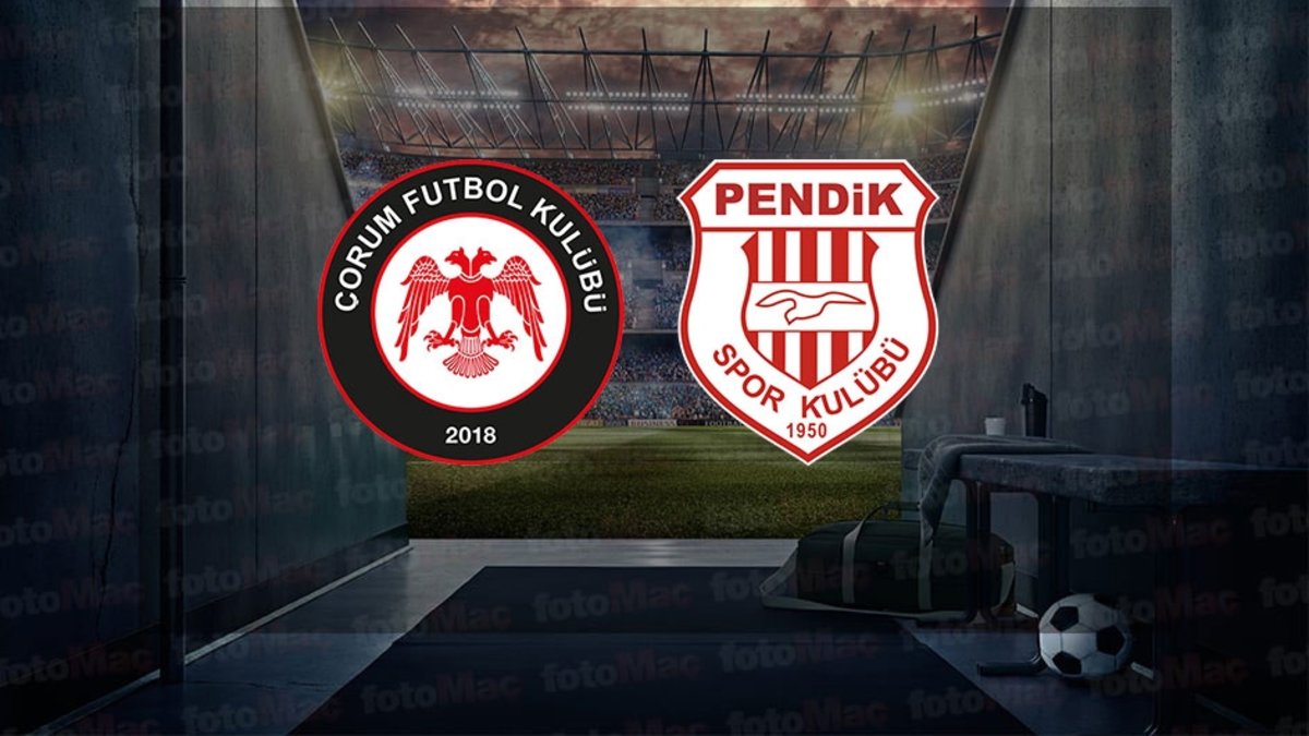 Çorumspor – Pendikspor maçı ne zaman? Saat kaçta, hangi kanalda canlı yayınlanacak? | Trendyol 1. Lig – Son dakika TFF 1.Lig haberleri