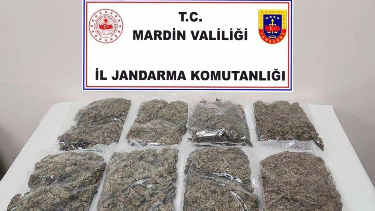 Kızıltepe’de kubar esrar maddesi ele geçirildi