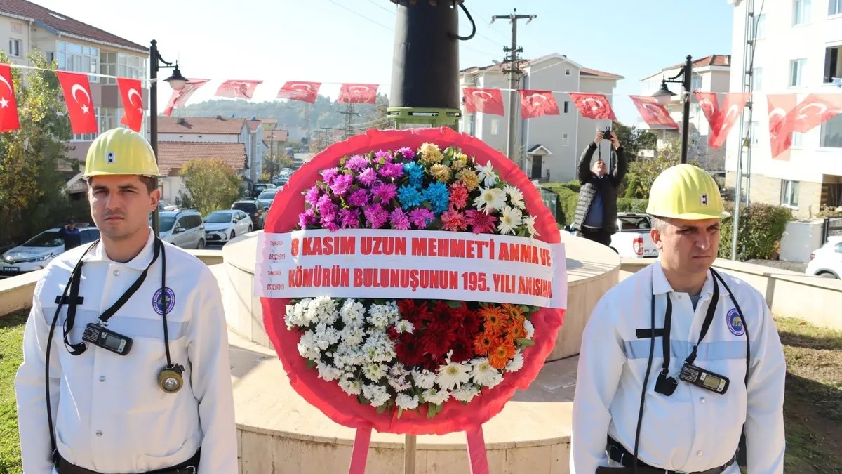 Kömürü bulan Uzun Mehmet, törenle anıldı