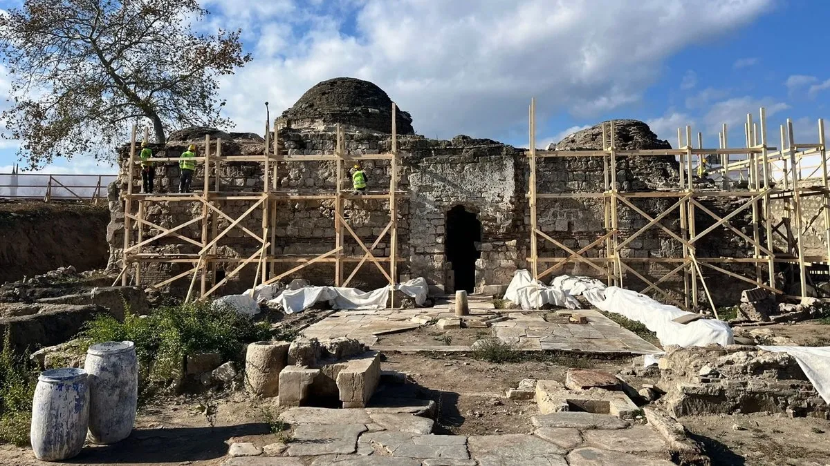 Osmanlının ilk hamamlarından ‘Gazi Mihal Hamamı’ ihya ediliyor