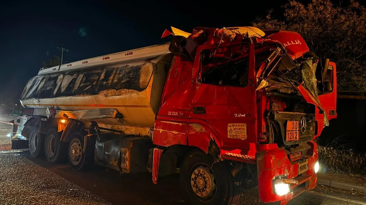 Şanlıurfa‘da tanker devrildi – Şanlıurfa Haberleri