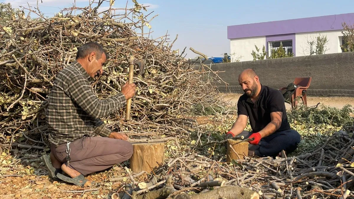 Suruç köylerinde kış hazırlıkları başladı #sanliurfa