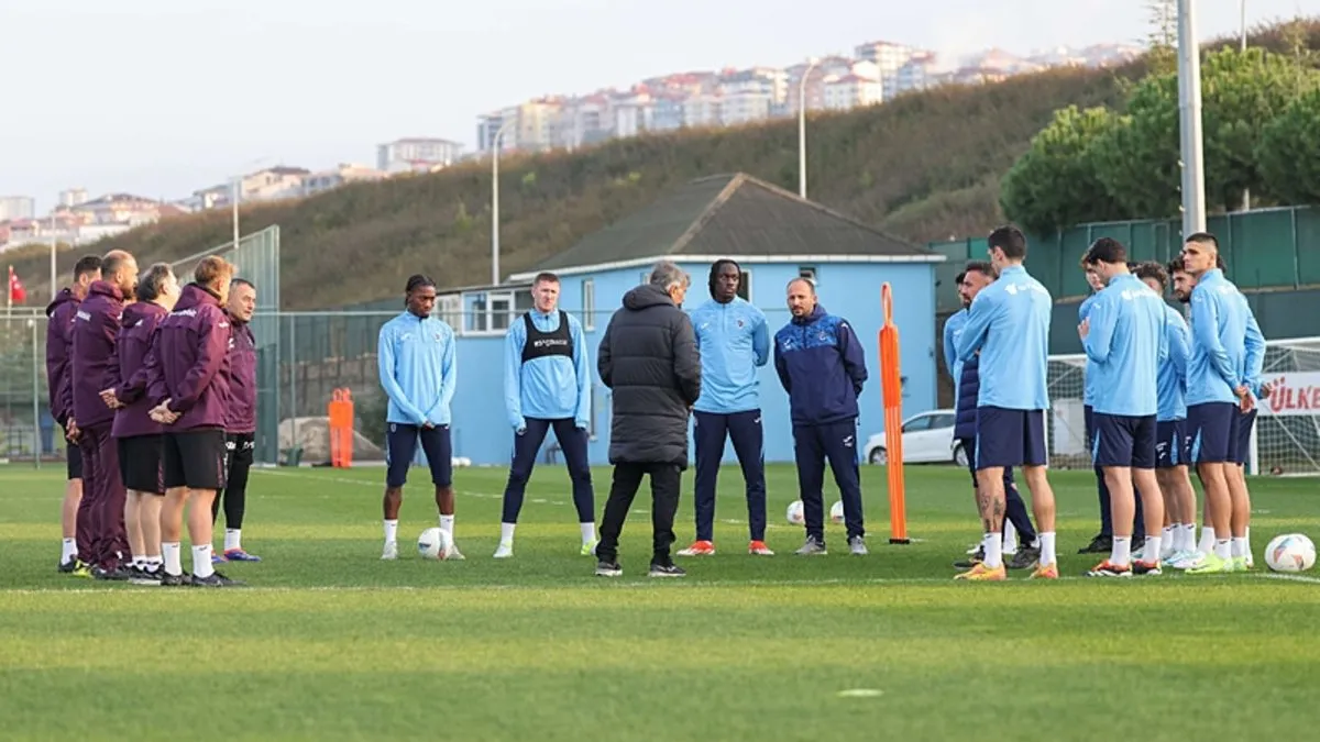 Trabzonspor, Adana Demirspor maçı hazırlıklarına başladı