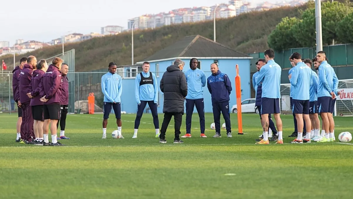 Trabzonspor, Adana Demirspor maçı hazırlıklarını sürdürdü