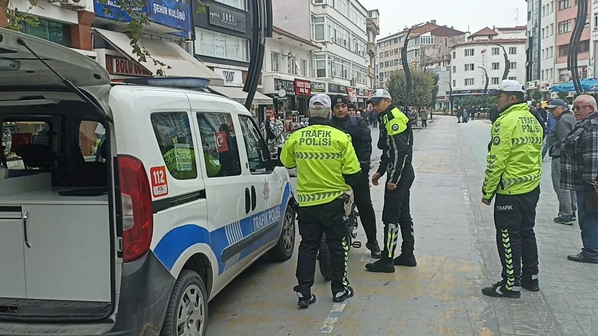 Trafik ekiplerinden geçit yok – Bolu Haberleri