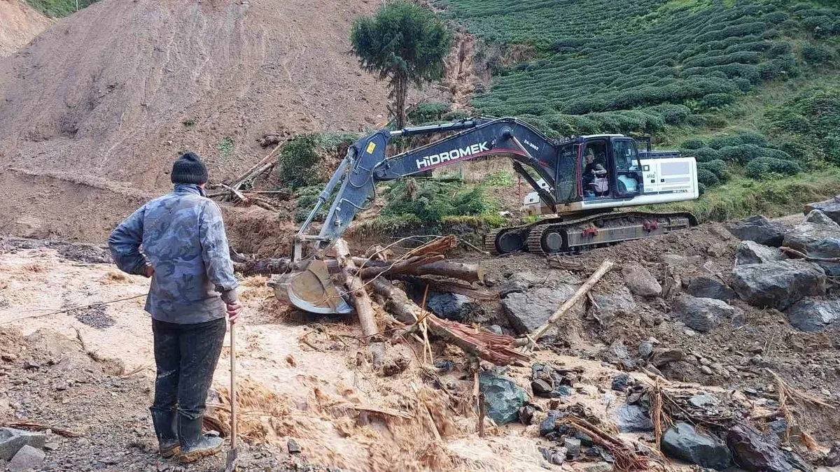 Yağmur dindi, çalışmalar hızlandı – Rize Haberleri