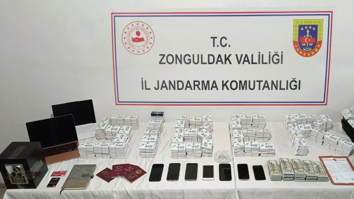 Zonguldak’ta 10 milyonluk vurgun: 4 şüpheli yakalandı #zonguldak