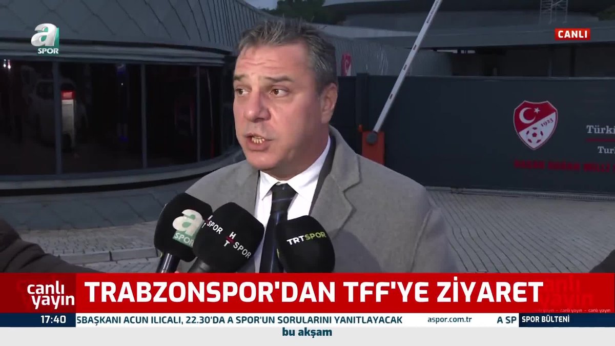 Trabzonspor'dan TFF'ye kritik ziyaret!