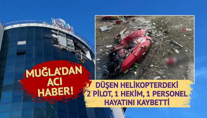 SON DAKİKA | SON DAKİKA | Kaza anı ortaya çıktı! 4 kişi hayatını kaybetti… Muğla’da helikopter hastaneye çarpıp düştü