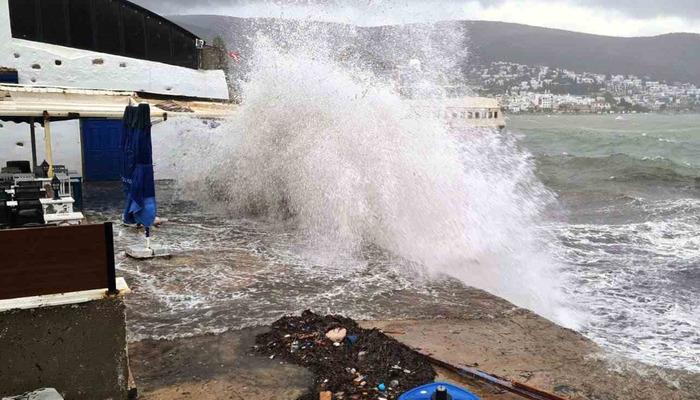 Meteoroloji uyardı! Bodrum-Kaş arasında denizlerde fırtına bekleniyor