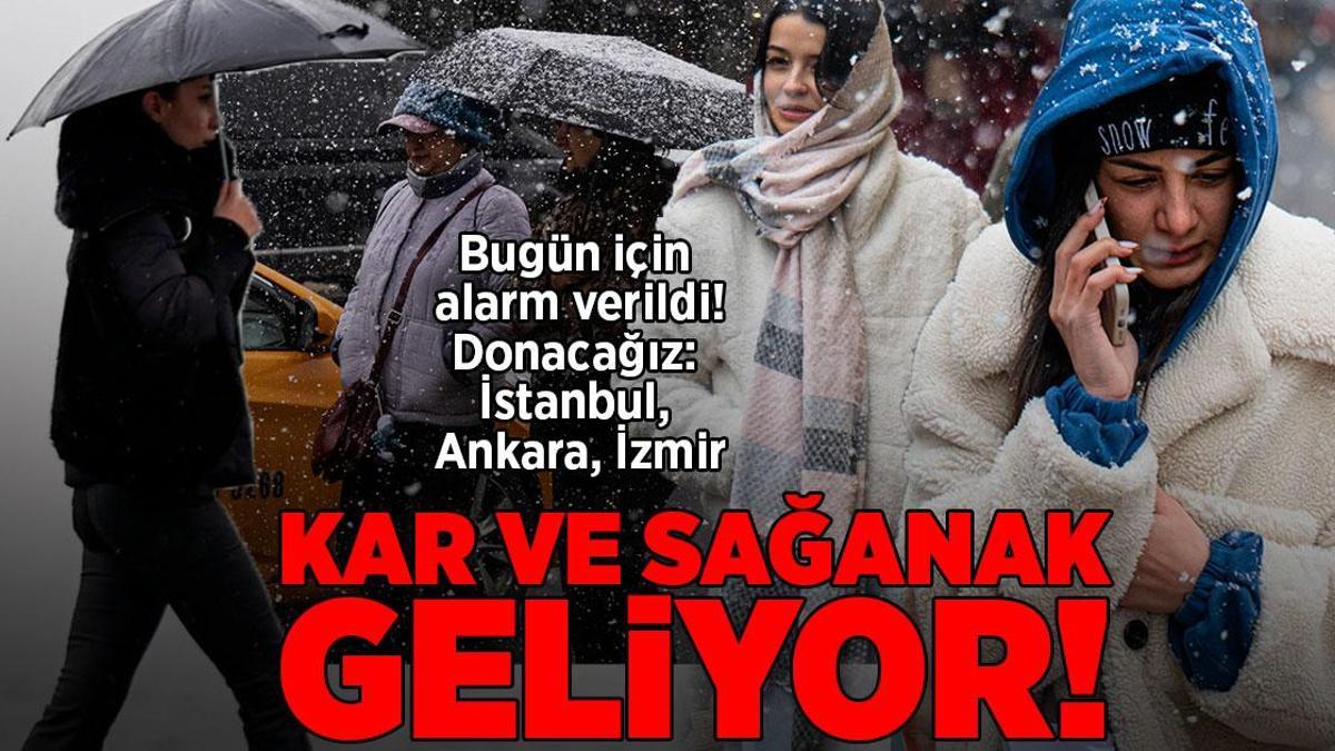 SON DAKİKA HAVA DURUMU HABERLERİ: Meteoroloji il il uyardı! Bugüne dikkat: Kar ve sağanak alarmı!