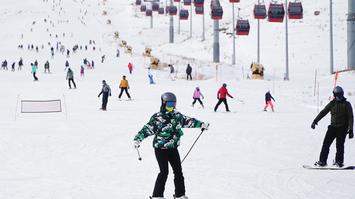 Erciyes Kayak Merkezi’nde oteller doldu