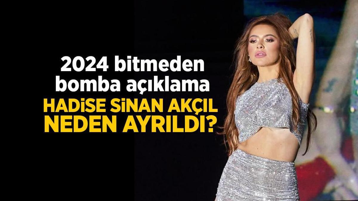 SON DAKİKA MAGAZİN HABERLERİ: Hadise 2024 bitmeden bombayı patlattı! Sinan Akçıl’dan yanıt gecikmedi – Magazin Haberleri