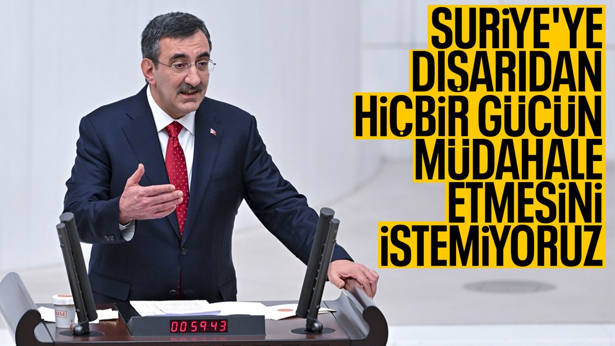 Dışarıdan hiçbir gücün müdahalesini istemiyoruz