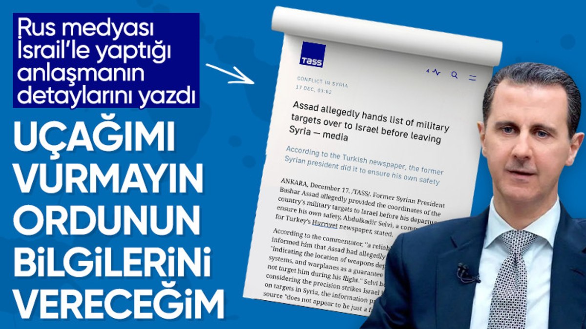 Esad kaçmadan İsrail’e ordu bilgilerini verdi