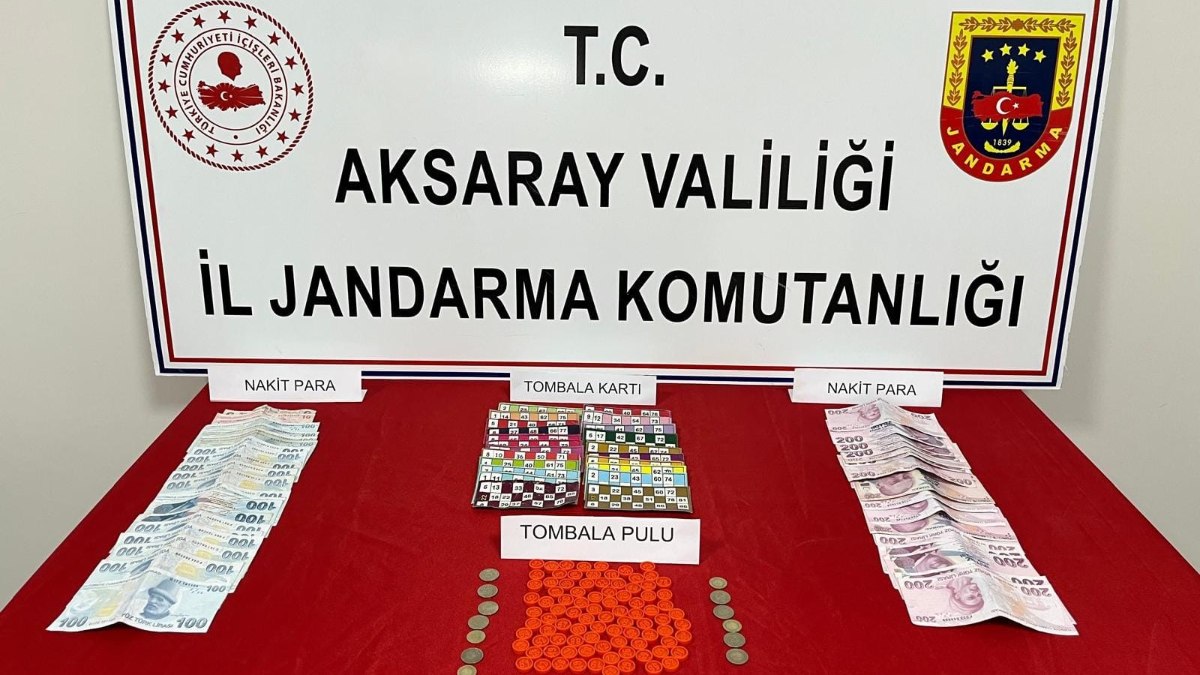 Aksaray’da kumar oynayanlara operasyon