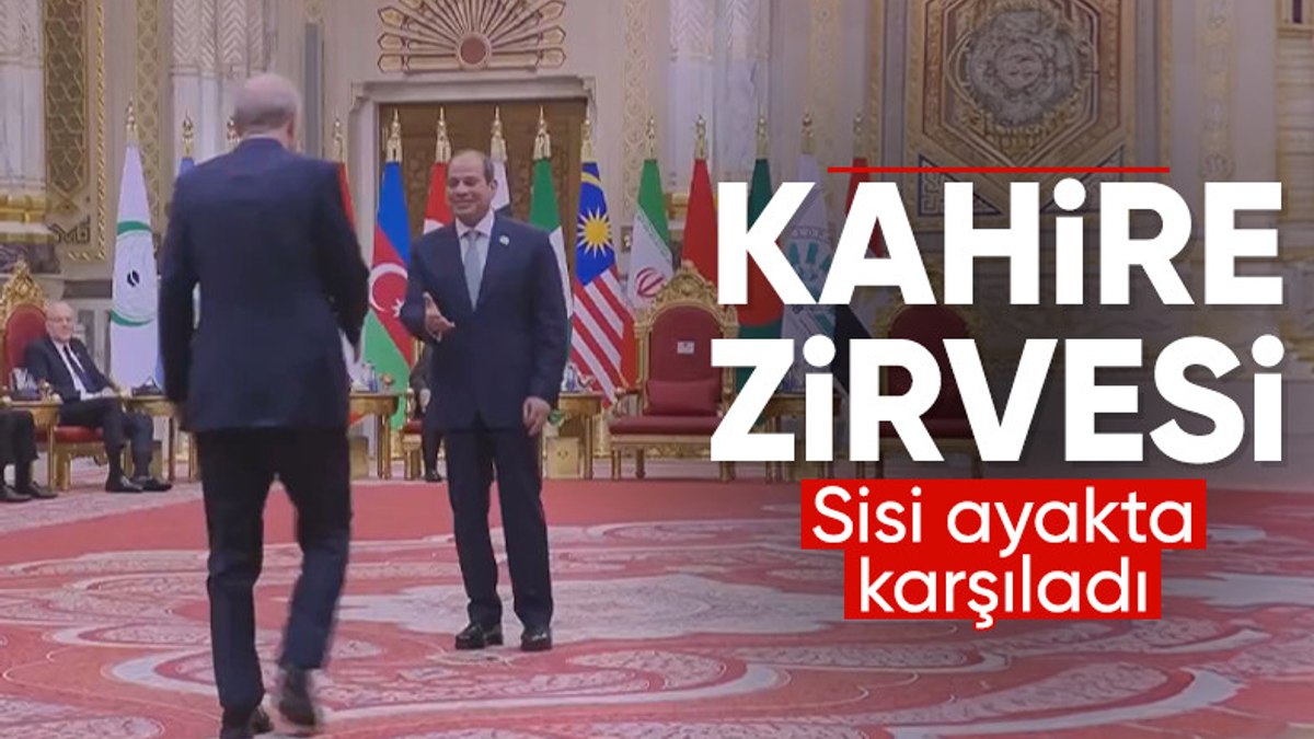 Cumhurbaşkanı Erdoğan, D-8 Zirvesi için Kahire’de