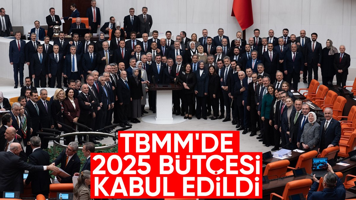 2025 bütçesi TBMM’de kabul edildi