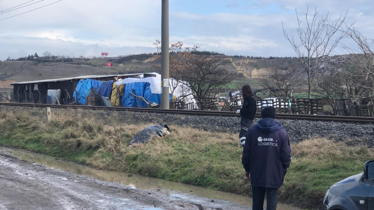 Tekirdağ’da trenin çarptığı yaya hayatını kaybetti