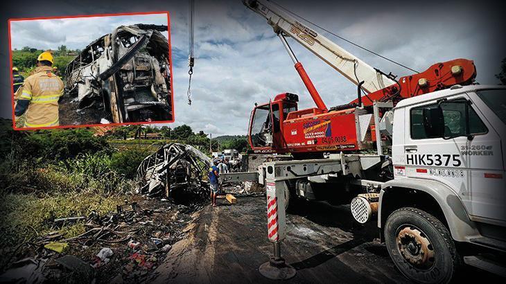 Brezilya’da zincirleme kaza: 30 ölü