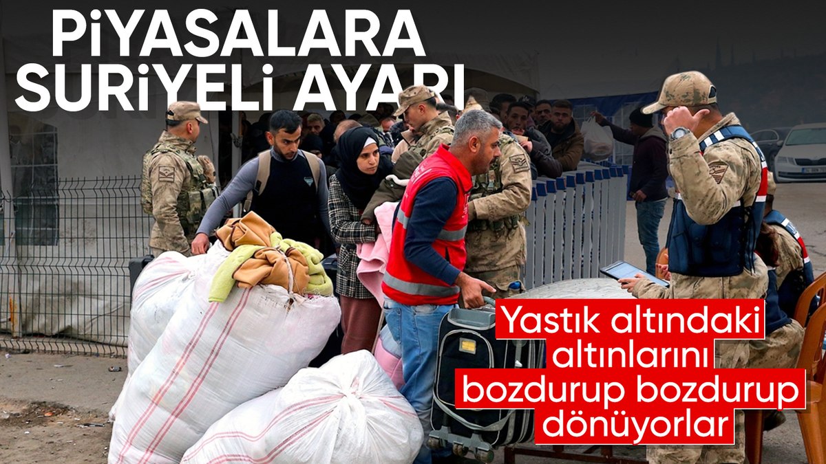 Yeni yaşamları için altınlarını bozduruyorlar