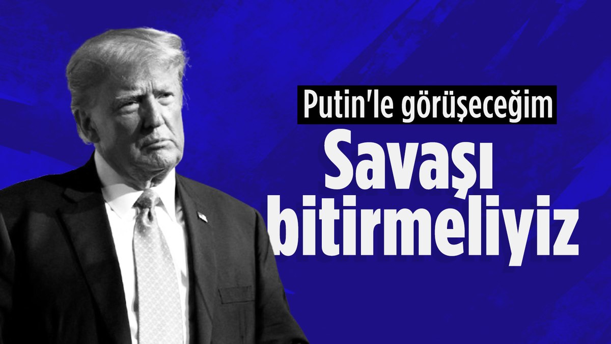 Trump’tan Ukrayna açıklaması: Savaşı bitirmeliyiz